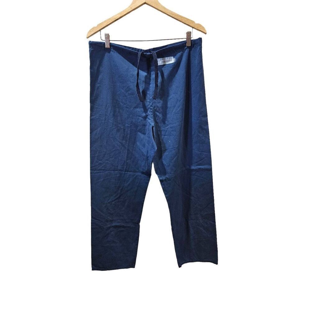 Fashion seal S scrub pants dark blue